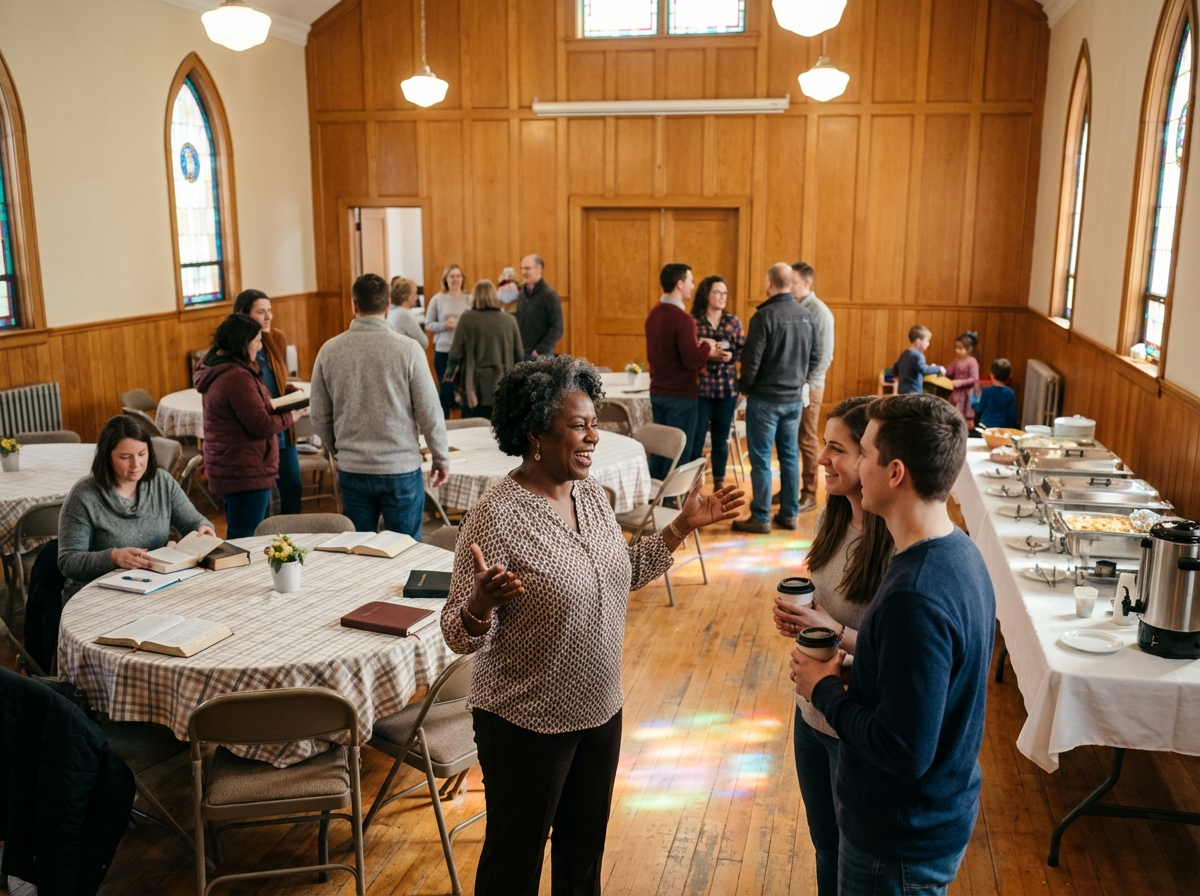 Church community gathering